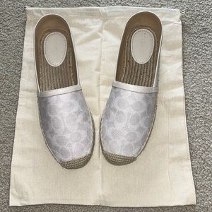 Women’s leather coach loafers (NWT)